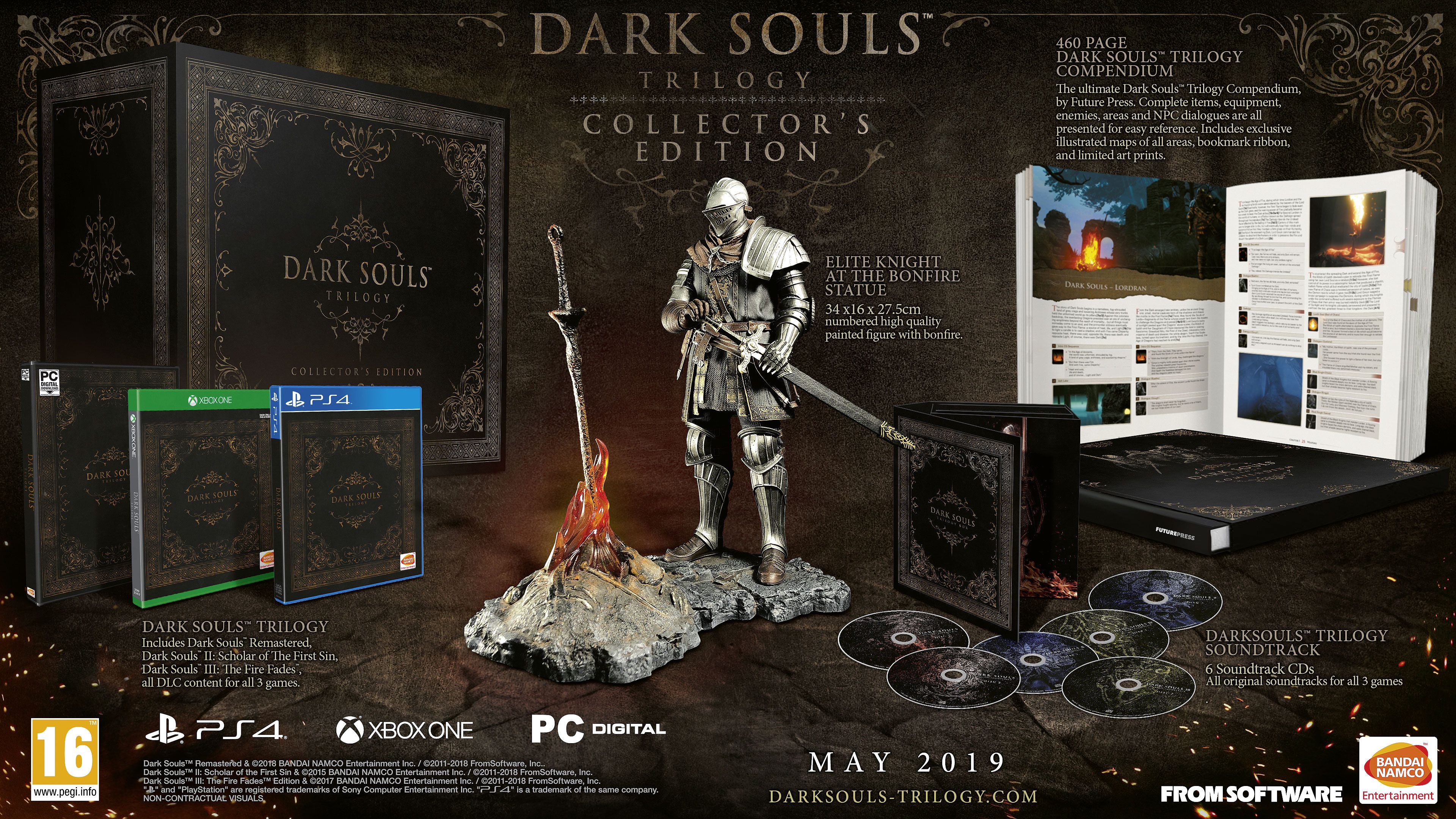 All Games Delta Dark Souls Trilogy Collectors Edition Announced For Europe 449 99 499 99